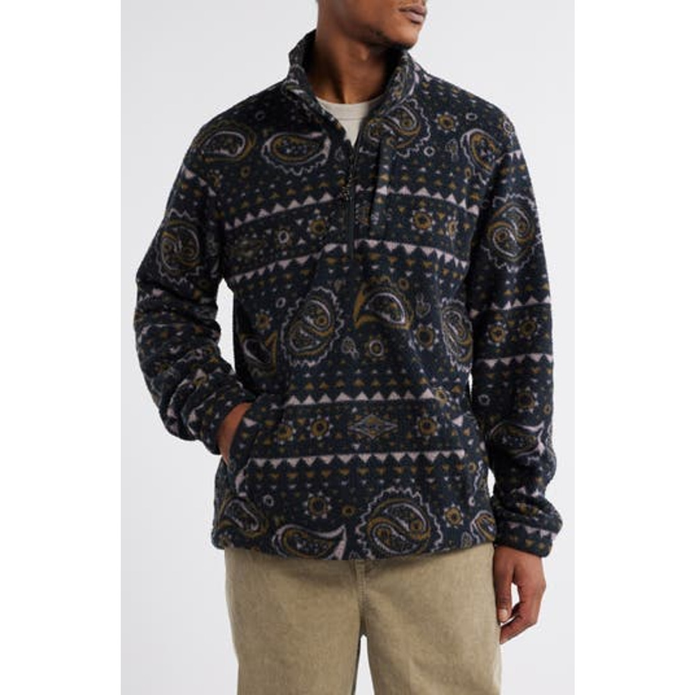 Billabong Boundary Fleece Half-Zip Pullover Adventure Division Medium NWT $89
